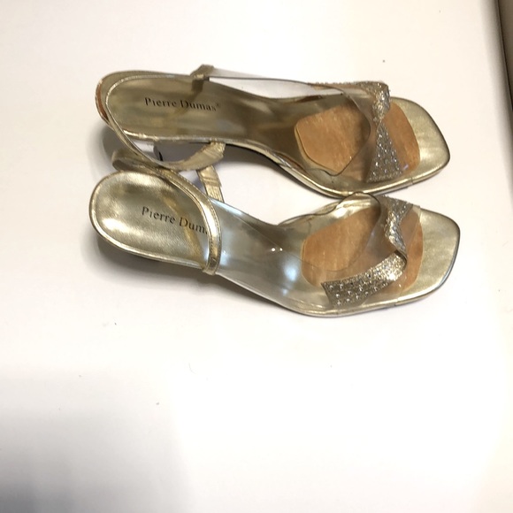 Pierre Dumas Gold Metallic Sandals Collection - Picture 3 of 5